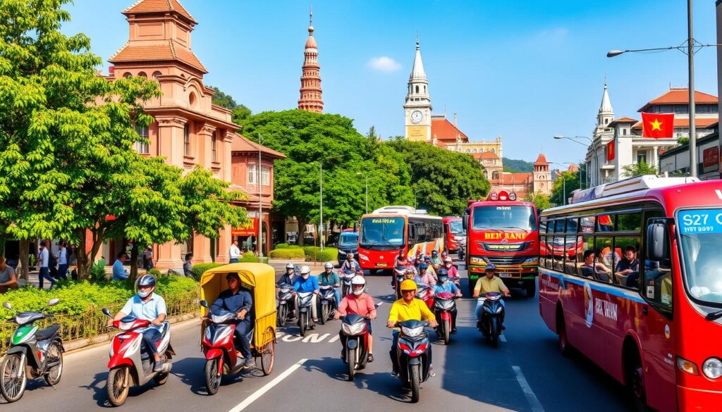 Transportmöglichkeiten in Vietnam