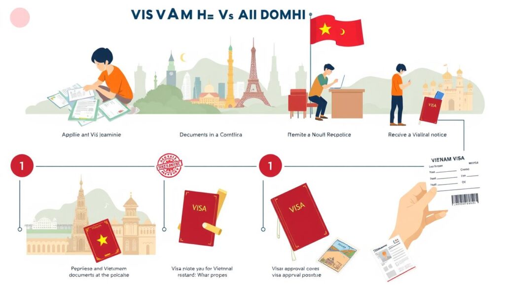 Vietnam Visumsantrag Prozess