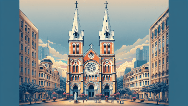 Besichtigung der Notre Dame Kathedrale in Ho Chi Minh Stadt – französische Kolonialarchitektur