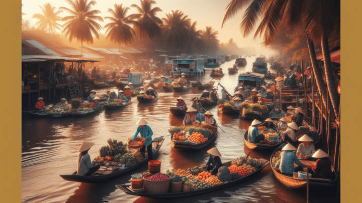 Besuch der schwimmenden Märkte im Mekong Delta – authentische Markterlebnisse