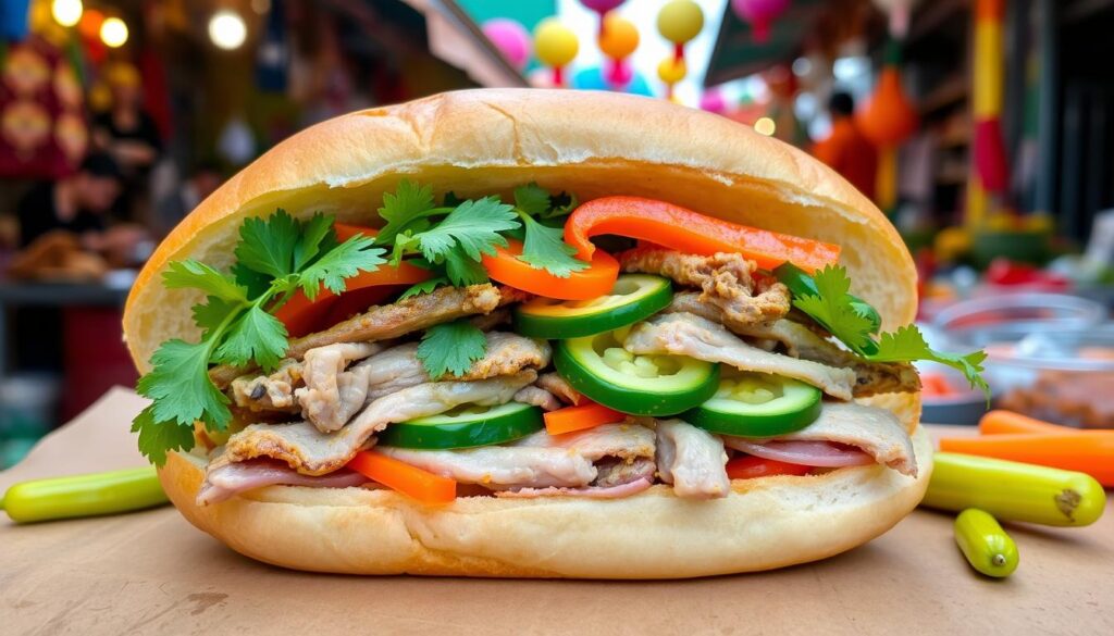 Bánh Mì vietnamesisches Streetfood Sandwich