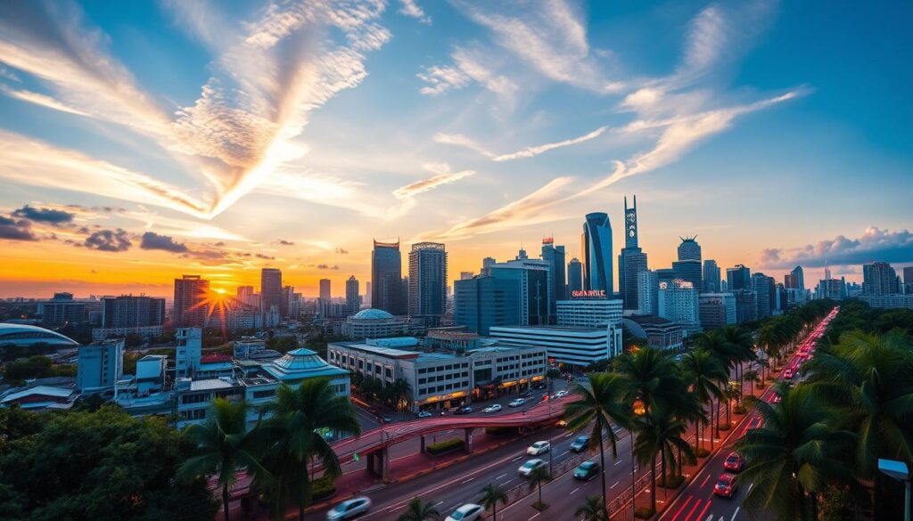 Ho-Chi-Minh-Stadt Stadtpanorama