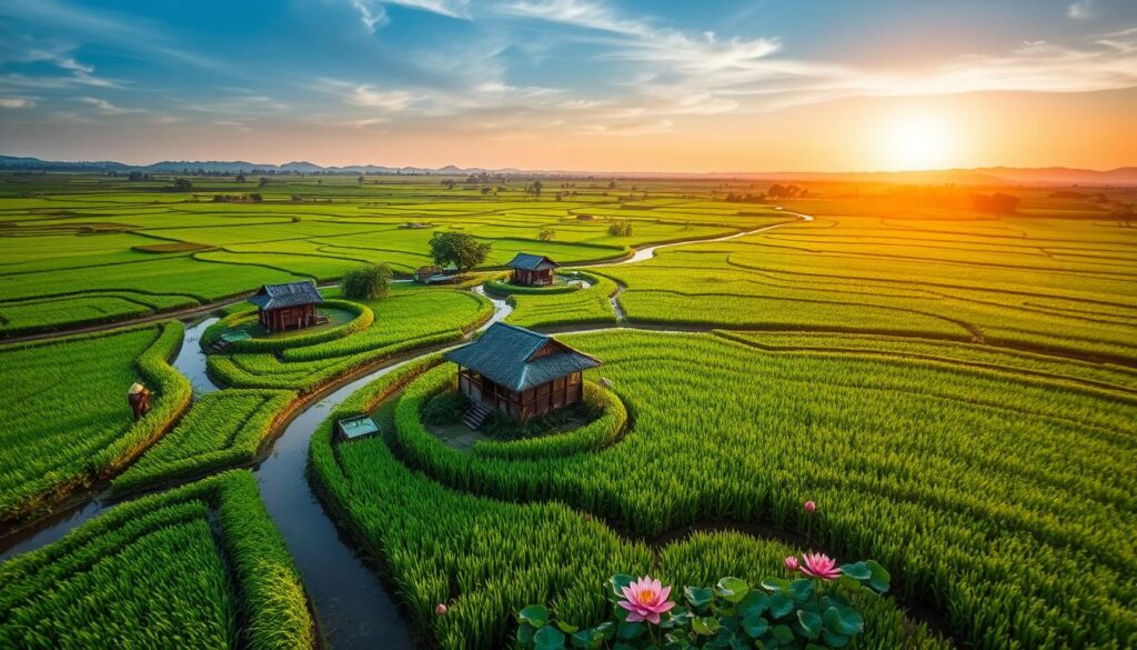 Mekong-Delta Reisanbau Vietnam