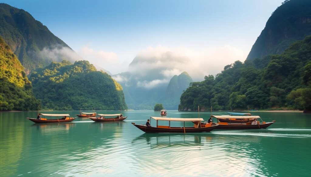 Transport in Ba Be National Park