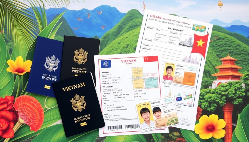 Vietnam Familienreise Dokumente