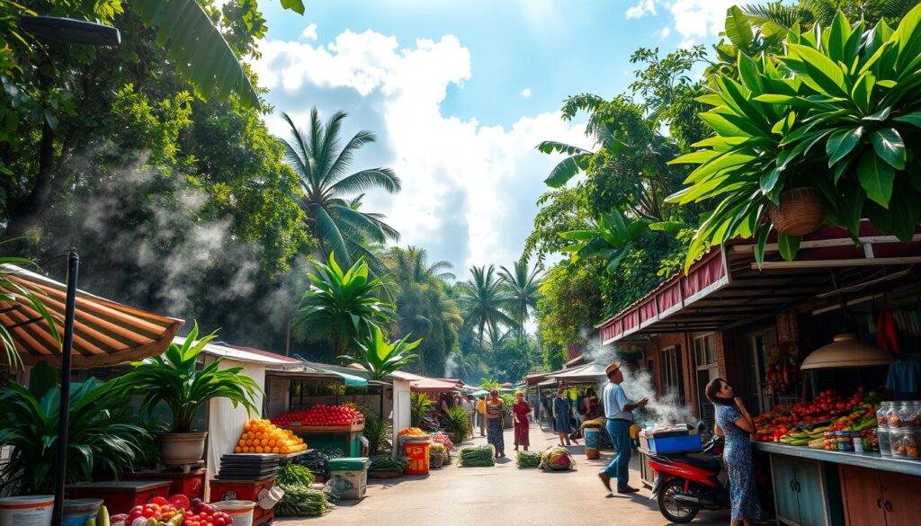 Vietnam Luftfeuchtigkeit und Temperaturen im Mai