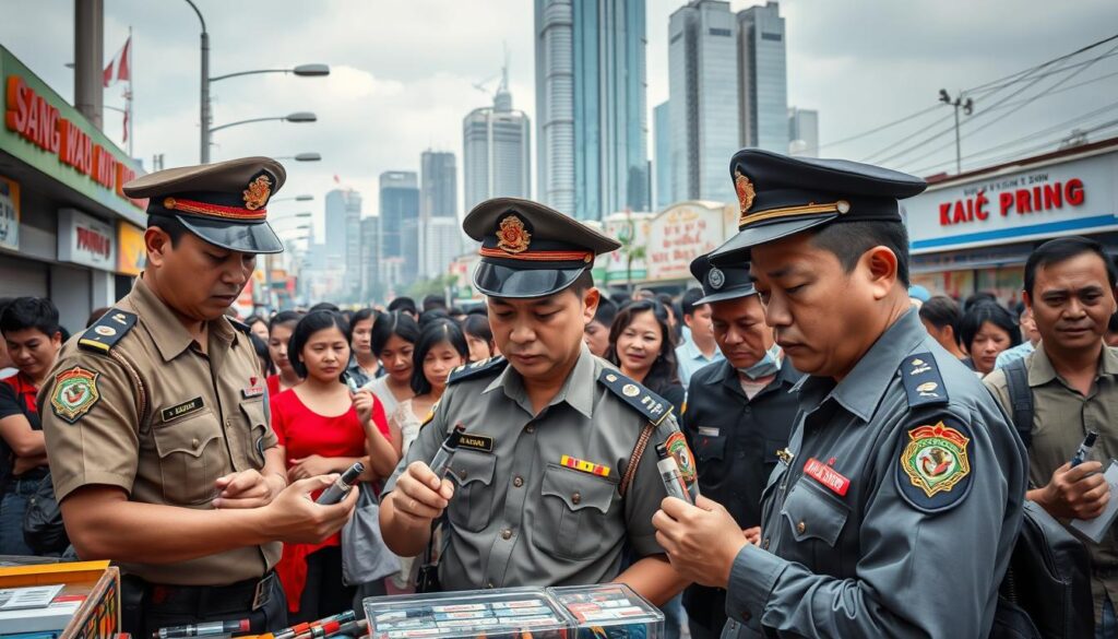 E-Zigaretten Kontrolle Vietnam