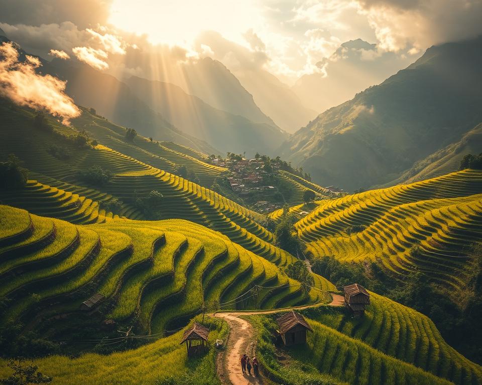 Reisfelder Berglandschaften Reisfelder Berglandschaften