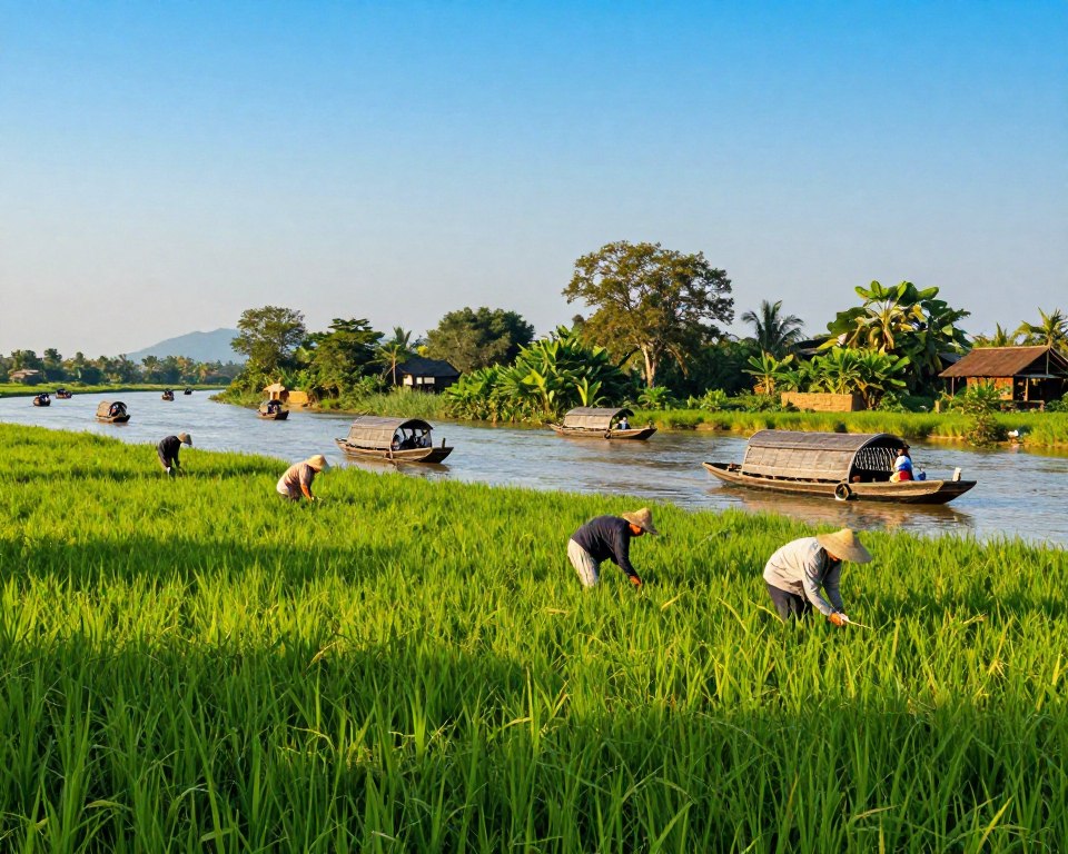 Mekong Delta Reisezeit Übersicht